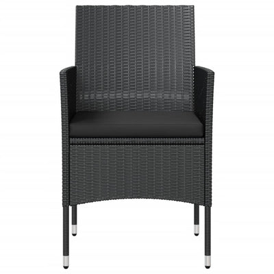 16 Piece Garden Lounge Set with Cushions Poly Rattan Black Payday Deals