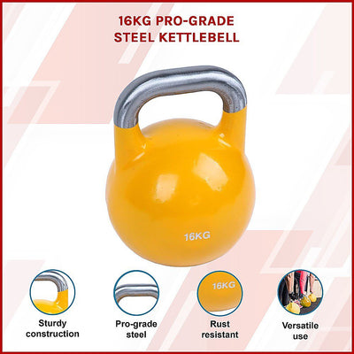 16KG Pro-Grade Steel KettleBell Payday Deals