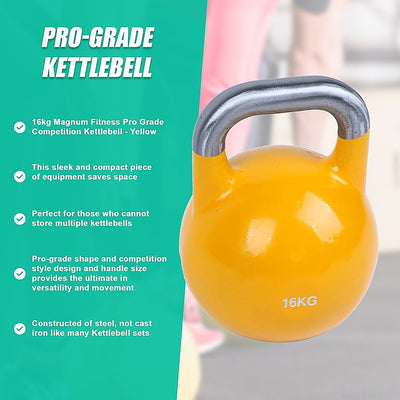 16KG Pro-Grade Steel KettleBell Payday Deals