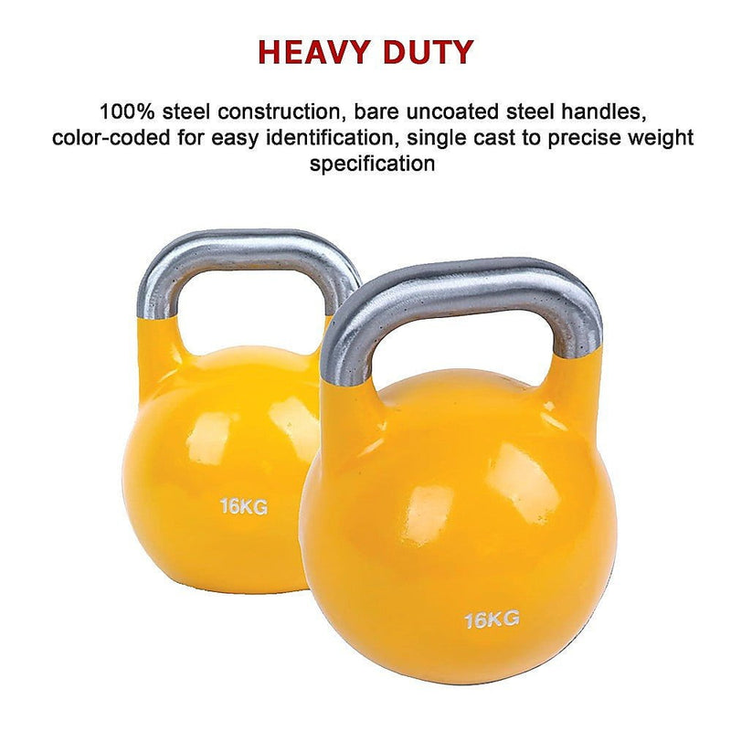 16KG Pro-Grade Steel KettleBell Payday Deals