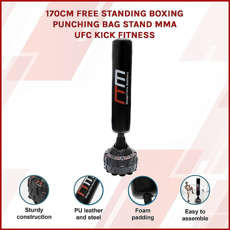 170cm Free Standing Boxing Punching Bag Stand MMA UFC Kick Fitness Payday Deals