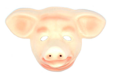 Animal Head Face Mask Halloween Costume Party Toys Adult Kids - Pig