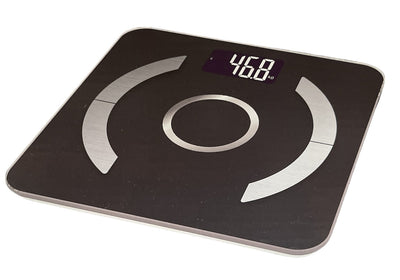 180kg Easy Home Body Analysis Smart Bathroom Scales BMI BMR - Black