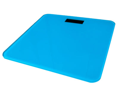 180kg Electronic Digital Tempered Glass Body Bathroom Scales Scale - Teal