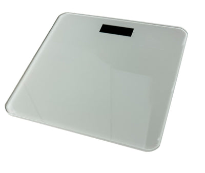 180kg Electronic Digital Tempered Glass Body Bathroom Scales Scale - White