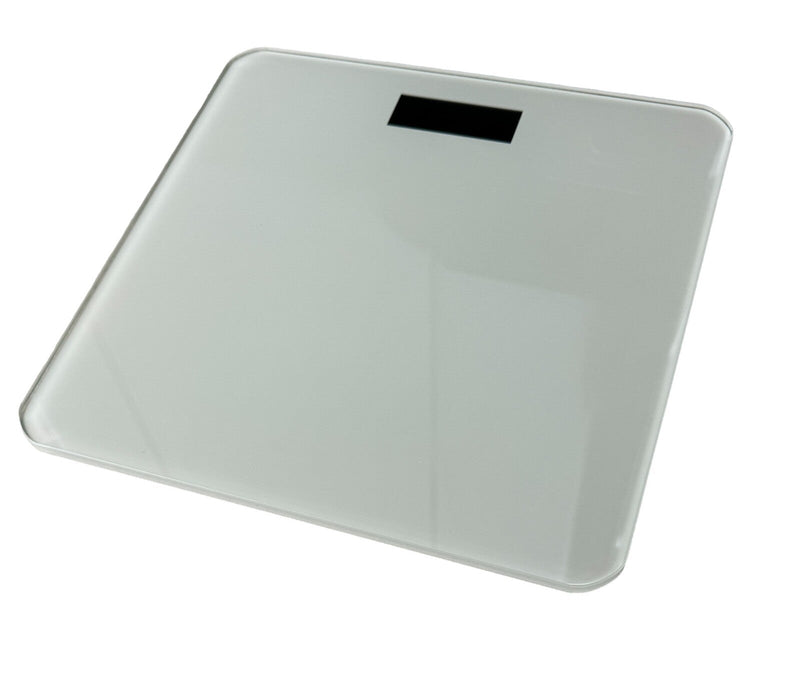 180kg Electronic Digital Tempered Glass Body Bathroom Scales Scale - White Payday Deals