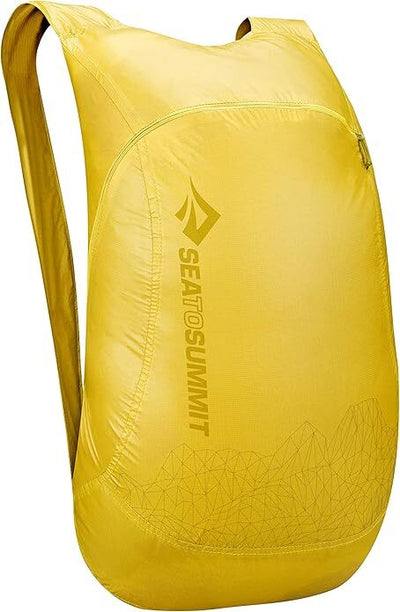 18L Foldable Outdoor Ultra-Sil Nano Daypack Rucksack Travel Bag - Yellow Payday Deals