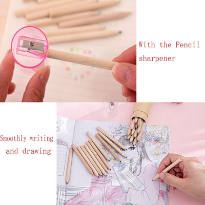 18pcs Mini Colour Pencils Junior Artist Coloured Pencils Kids Drawing Pencil Payday Deals