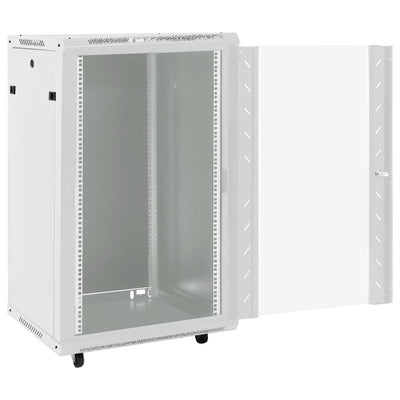 18U Network Cabinet 19" IP20 Grey 60x60x100 cm Payday Deals