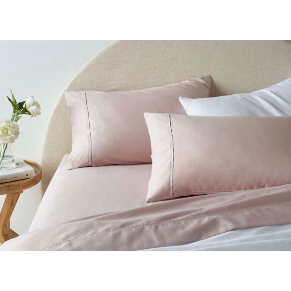 1900Tc Cotton Rich Blush Sheet Set by Accessorize King Payday Deals