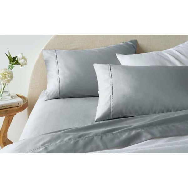 1900Tc Cotton Rich Grey Sheet Set by Accessorize King Payday Deals