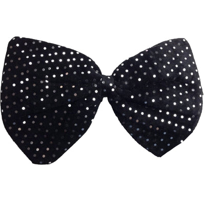 Black (with silver polka dots)