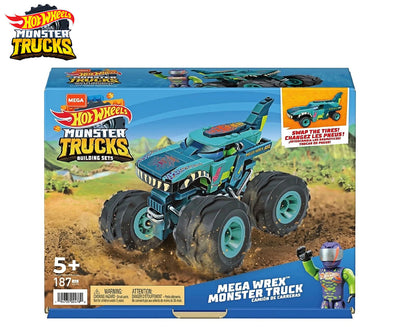 Hot Wheels Mega Wrex Construx Monster Truck Building Set