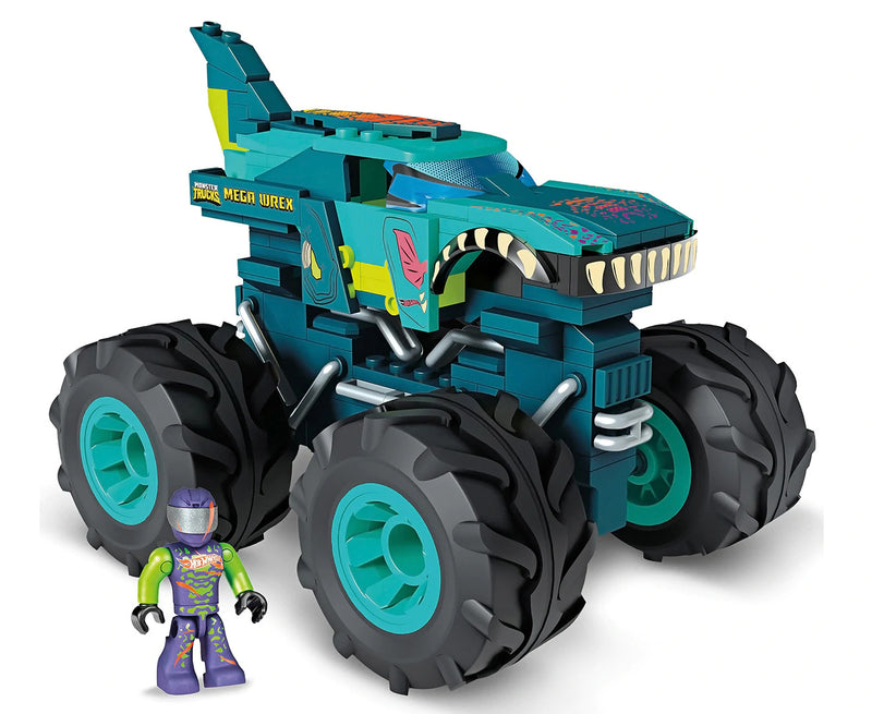 Hot Wheels Mega Wrex Construx Monster Truck Building Set