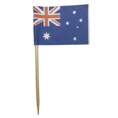 500pcs AUSTRALIA FLAG Food Picks Toppers Australia Day Aussie Party BULK Decor