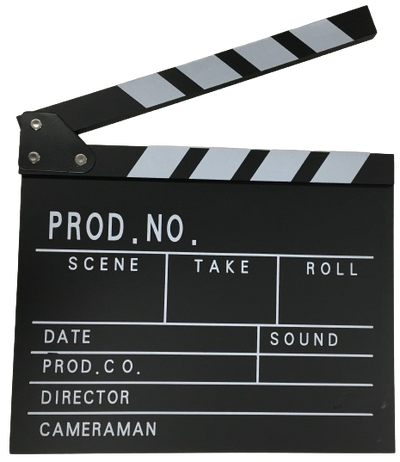 CLAPPER BOARD Director Video Scene Clapperboard TV Movie Film Slate Cut