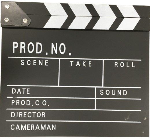 CLAPPER BOARD Director Video Scene Clapperboard TV Movie Film Slate Cut