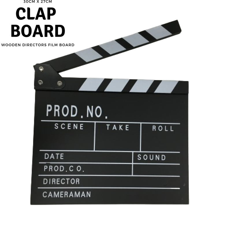 CLAPPER BOARD Director Video Scene Clapperboard TV Movie Film Slate Cut