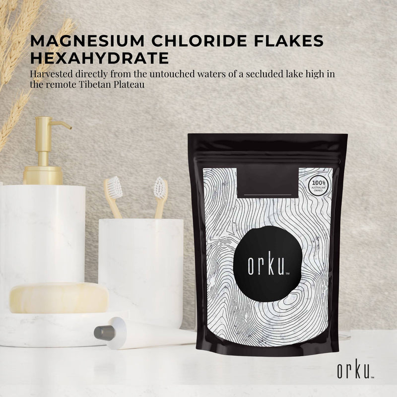 1Kg Magnesium Chloride Flakes Hexahydrate - Pure Food Grade Dead Sea Bath Salt Payday Deals