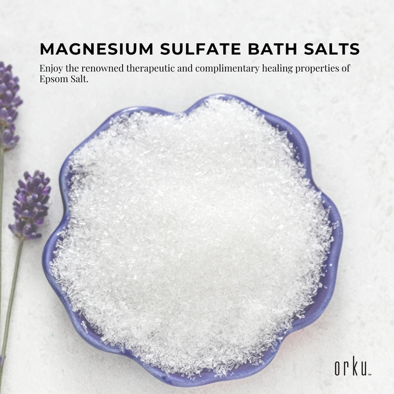 1Kg Orku Epsom Salt - Magnesium Sulphate Bath Salts Skin Body Payday Deals