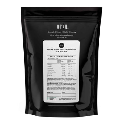 1Kg Vegan Whey Protein Powder Blend - Chocolate Plant WPI/WPC Supplement Payday Deals