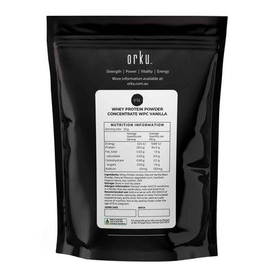 1Kg Whey Protein Powder Concentrate - Vanilla Shake WPC Supplement Payday Deals
