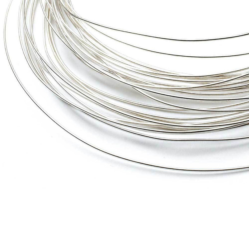 1m Sterling Silver 0.3mm - Soft Round Wire Rod 28 Gauge Fine Jewellery Payday Deals