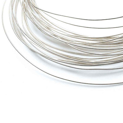1m Sterling Silver 0.8mm - Soft Round Wire Rod 20 Gauge Jewellery Bead Payday Deals