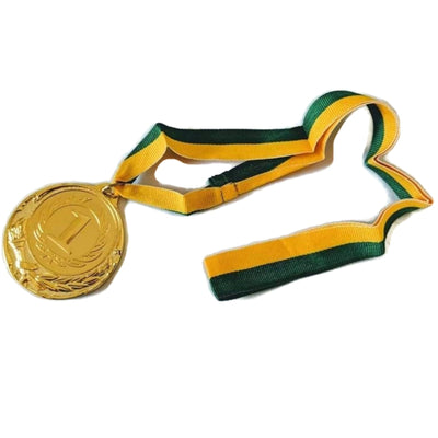 1st Gold Medal Winner + Air Horn Party Set School Sports Day Olympics Ribbon Payday Deals