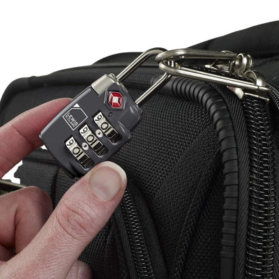 1x Lewis N Clark TSA Combi Lock Travel Luggage Padlock - Black Payday Deals