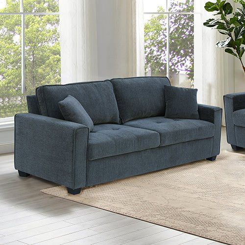 2+3 Seater Sofa Set Polyester Charcoal Fabric Multilayer Two Pillows Individual Pocket Spring Payday Deals