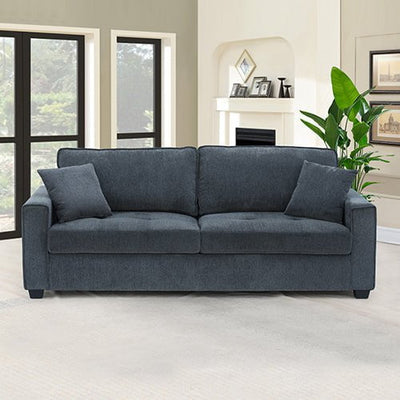 2+3 Seater Sofa Set Polyester Charcoal Fabric Multilayer Two Pillows Individual Pocket Spring Payday Deals