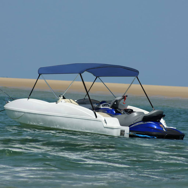 2 Bow Bimini Top Navy Blue 180x130x110 cm Payday Deals