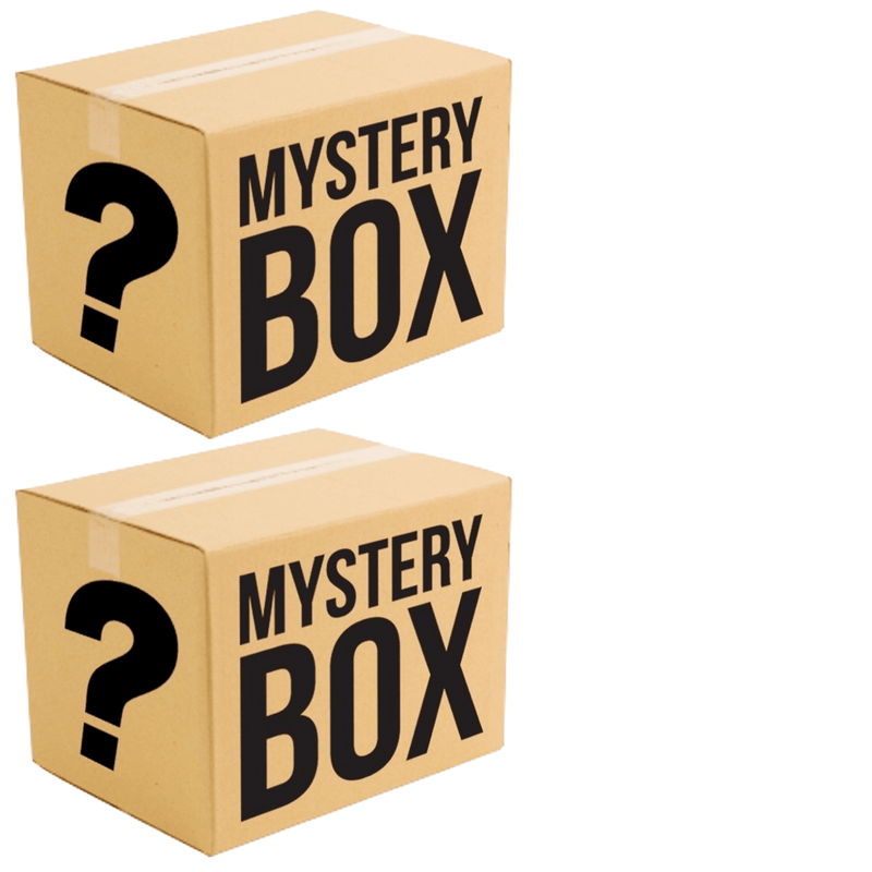 2 Boxes Mystery Box Set of Assorted Lucky Dip Random Products (Medium & Large Box) Payday Deals