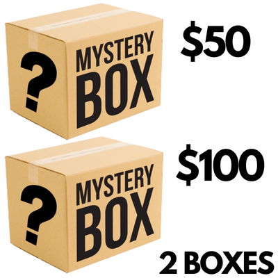 2 Boxes Mystery Box Set of Assorted Lucky Dip Random Products (Medium & Large Box) Payday Deals