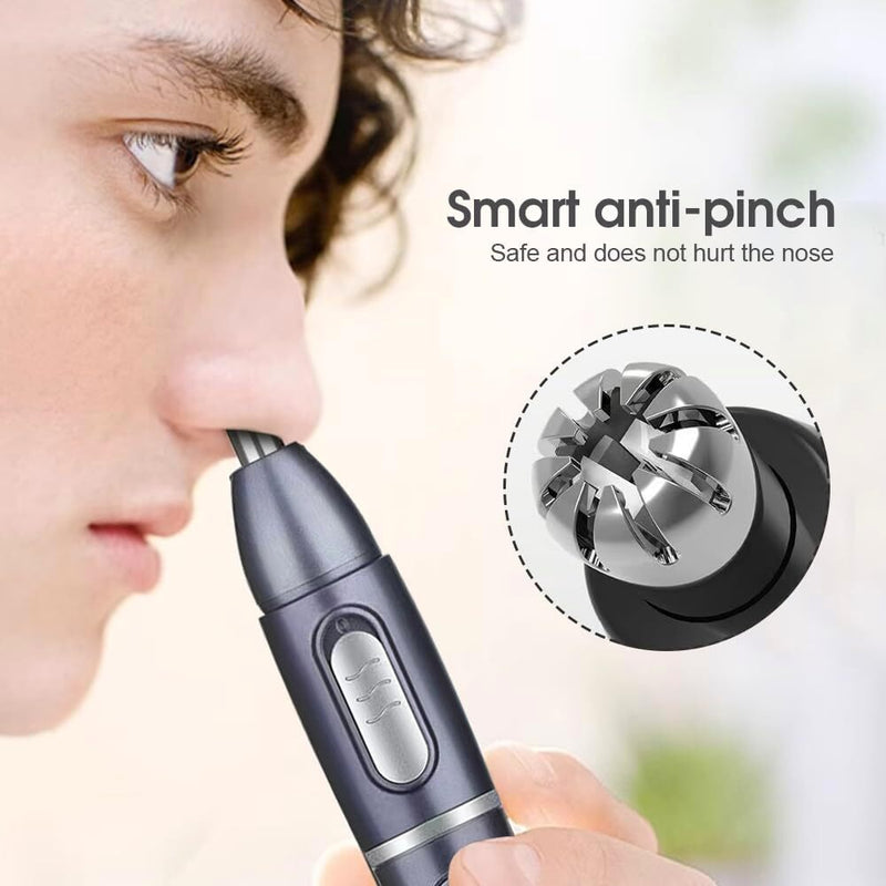 2 in 1 Waterproof Nose Hair Trimmer Portable Remover Eyebrow Clippers Cordless Payday Deals