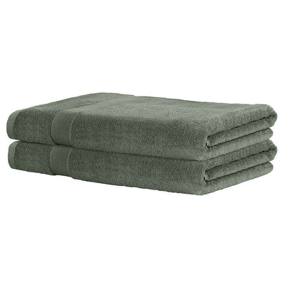 2 Pack Bath Sheets Set Cotton Extra Large Towel Green Payday Deals