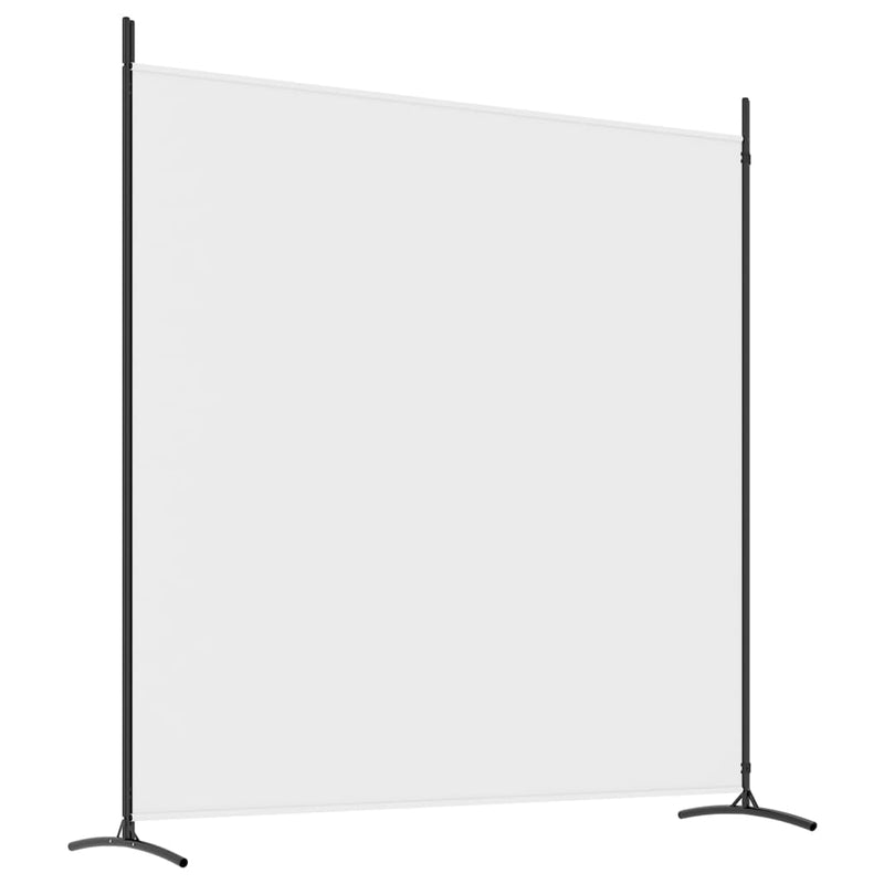 2-Panel Room Divider White 348x180 cm Fabric Payday Deals