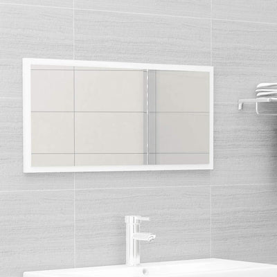 2 Piece Bathroom Furniture Set High Gloss White Engineered Wood Payday Deals