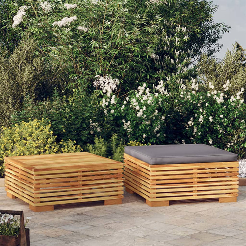 2 Piece Garden Lounge Set Solid Wood Teak Payday Deals