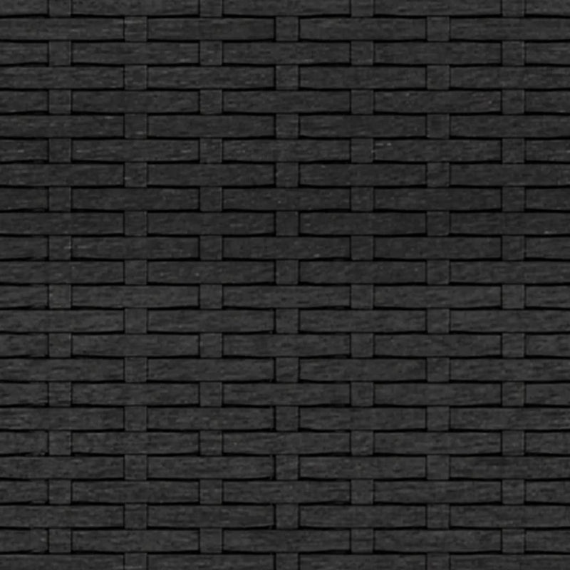 2 Piece Garden Lounge Set with Cushions Black Poly Rattan Payday Deals