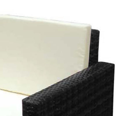 2 Piece Garden Lounge Set with Cushions Poly Rattan Black Payday Deals