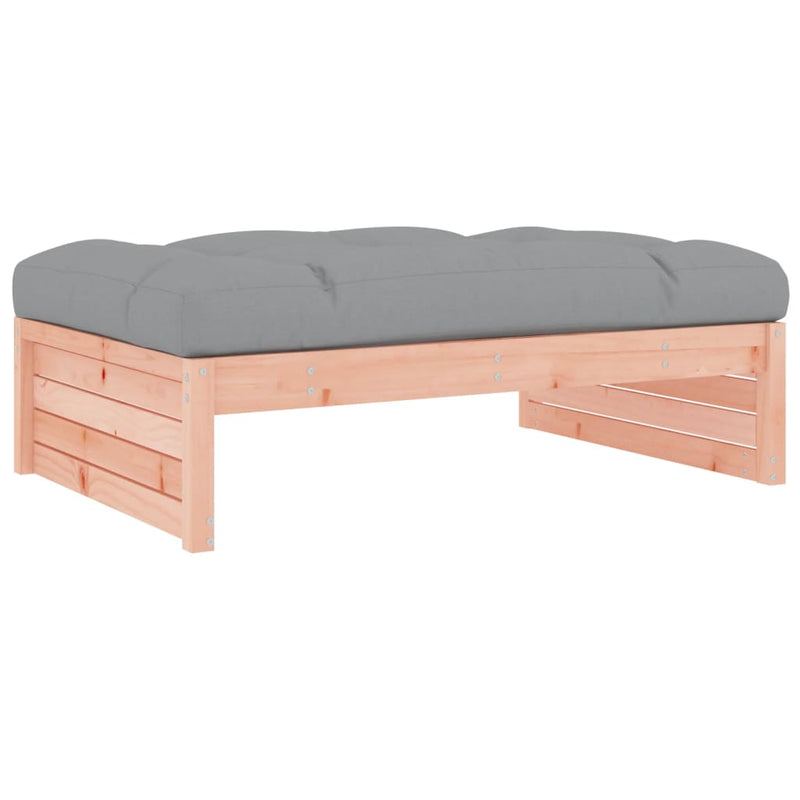 2 Piece Garden Lounge Set with Cushions Solid Wood Douglas Payday Deals