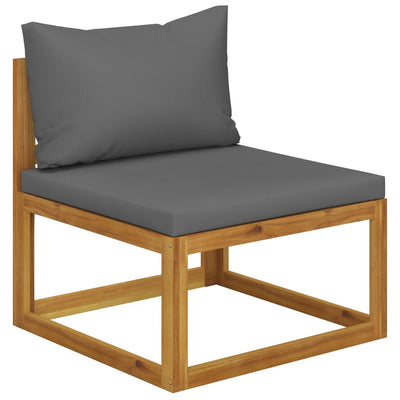 2 Piece Garden Sofa Set with Cushion Solid Acacia Wood Payday Deals