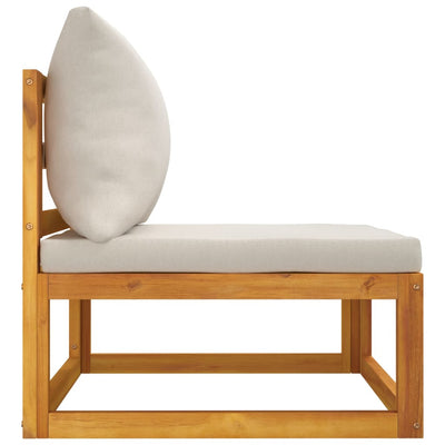 2 Piece Garden Sofa Set with Cushions Solid Wood Acacia Payday Deals
