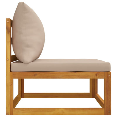 2 Piece Garden Sofa Set with Cushions Solid Wood Acacia Payday Deals