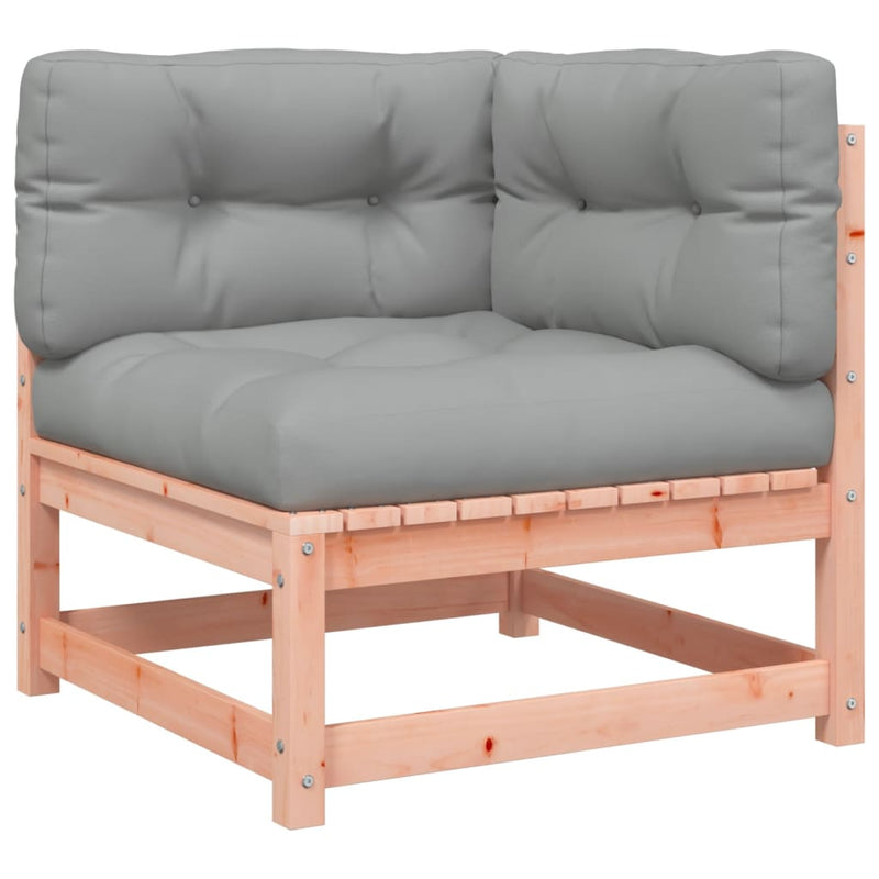 2 Piece Garden Sofa Set with Cushions Solid Wood Douglas Fir Payday Deals