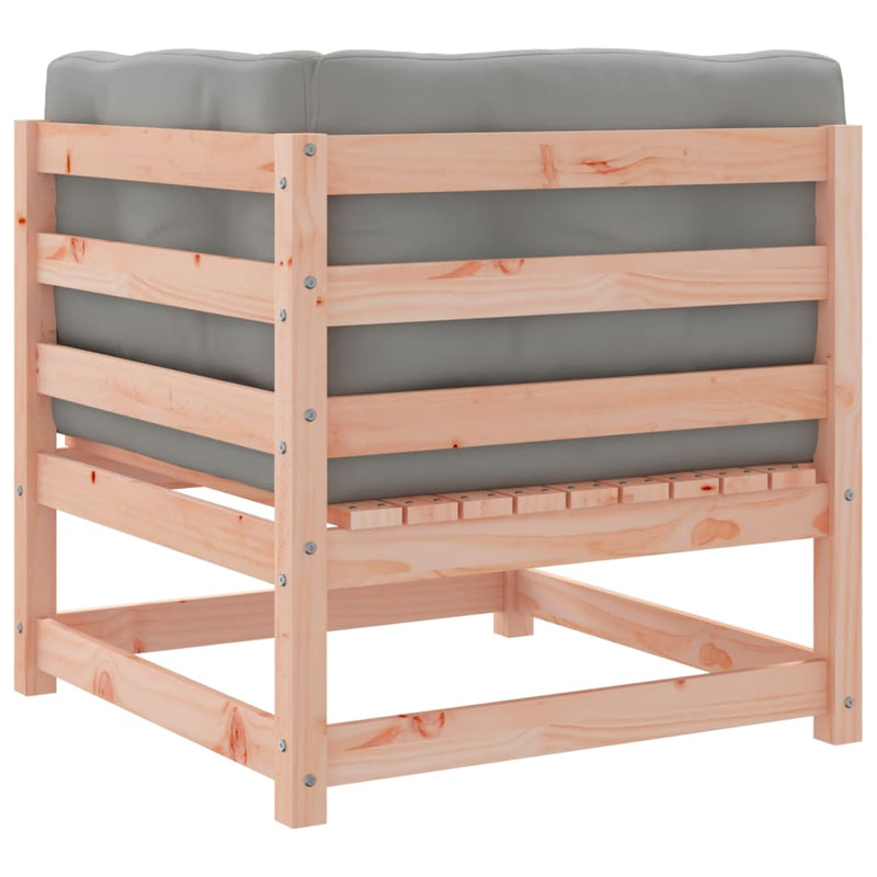 2 Piece Garden Sofa Set with Cushions Solid Wood Douglas Fir Payday Deals