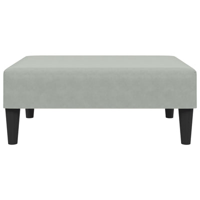 2 Piece Sofa Set Light Grey Velvet Payday Deals