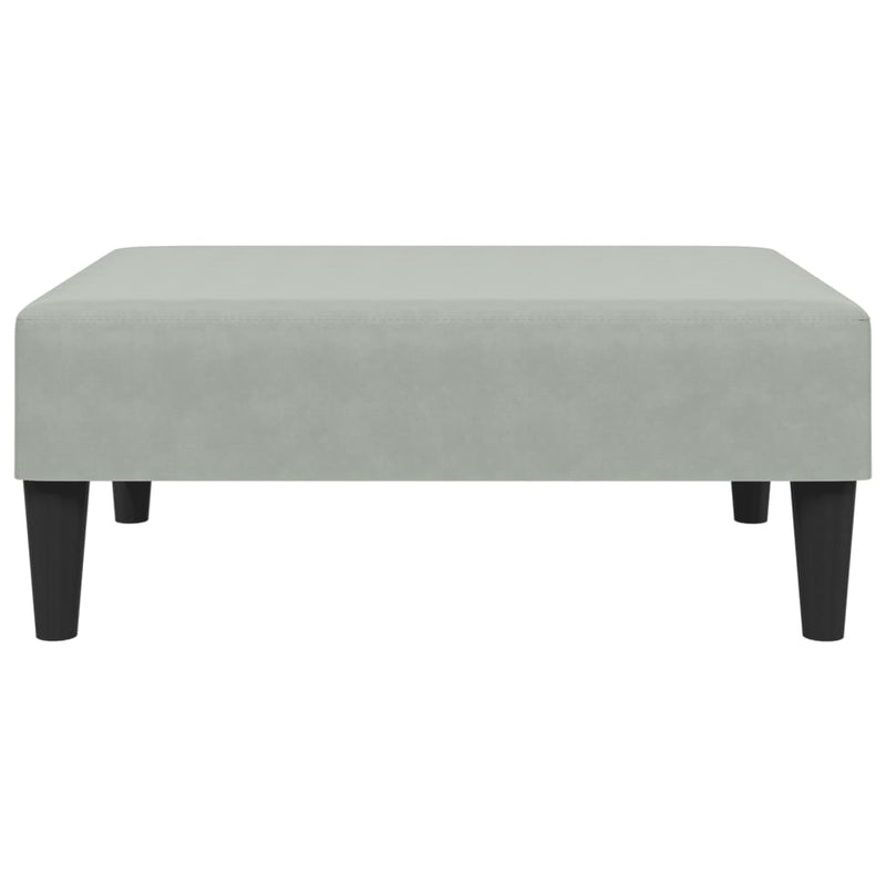 2 Piece Sofa Set Light Grey Velvet Payday Deals
